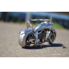 Chopper motorbike model handmade